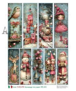 Hârtie de orez - Christmas Story - A4