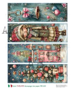 Hârtie de orez - Christmas Story in 4 acts - A4