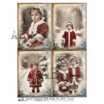 Hârtie de orez - Christmas in 4 Acts 2 - A4