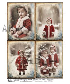Hârtie de orez - Christmas in 4 Acts 2 - A4