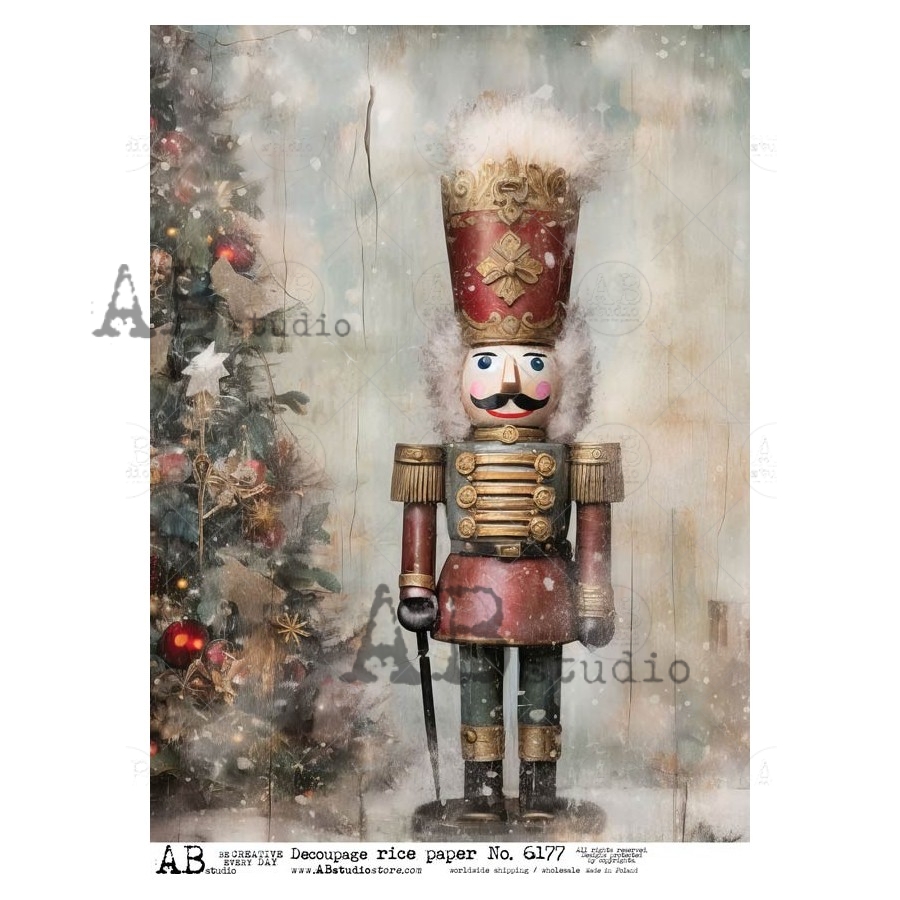 Hârtie de orez - Nutcracker - A4 1 Hârtie de orez - Nutcracker - A4