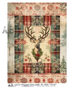 Hârtie de orez - Scandinavian Christmas 2 - A4