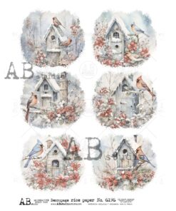 Hârtie de orez - The Cardinal's House - A4