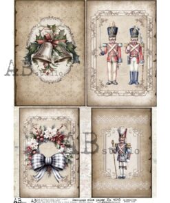 Hârtie de orez – Nutcrackers Soldiers – A3