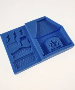 Matriță silicon - Chimney & Sofa - 12,5x8,7x1,5 cm