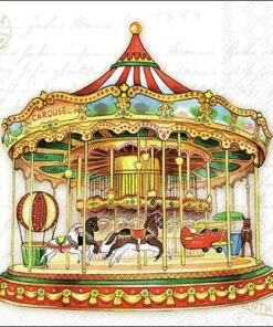 Șervețel - Carousel - 33x33 cm