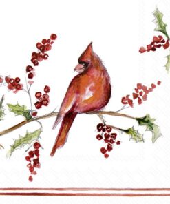 Șervețel - Christmas Cardinal - 25x25 cm