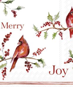 Șervețel - Christmas Cardinal - 33x33 cm