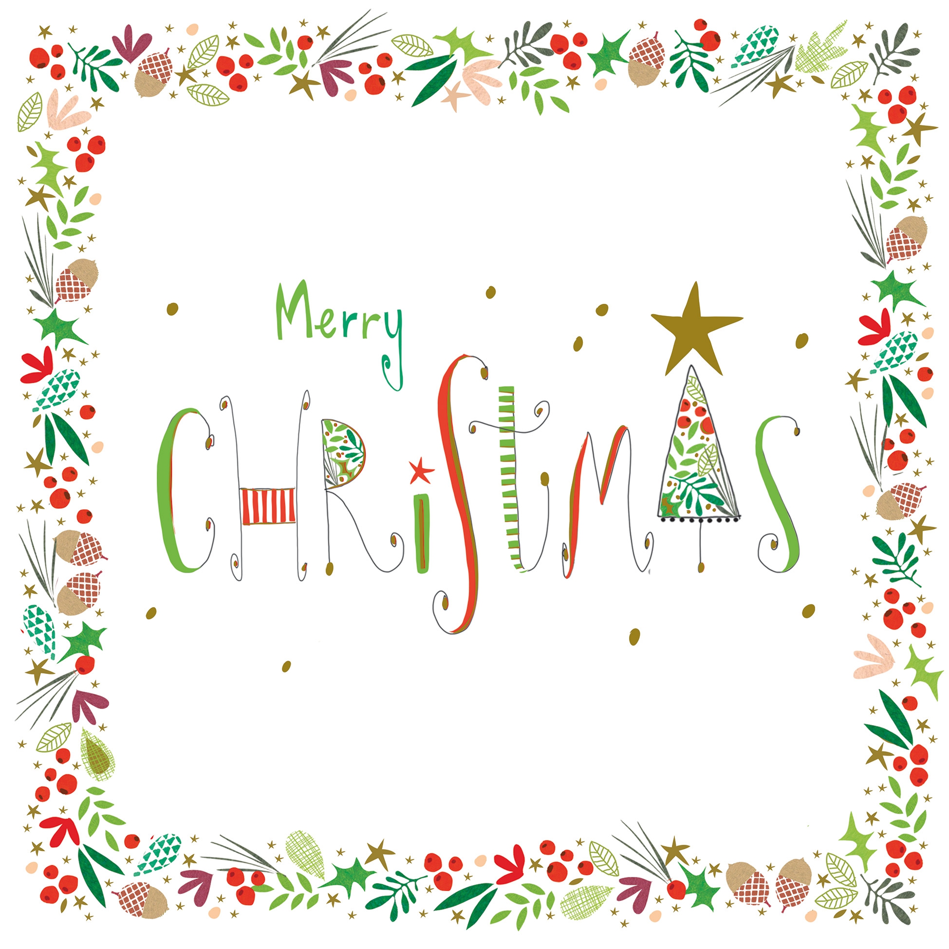 Șervețel - Christmas Greetings - 33x33 cm 1 Șervețel - Christmas Greetings - 33x33 cm