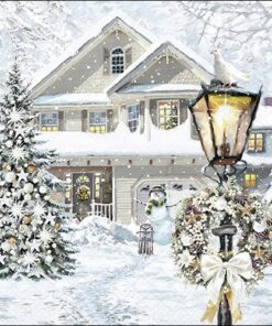 Șervețel - Christmas House - 33x33 cm