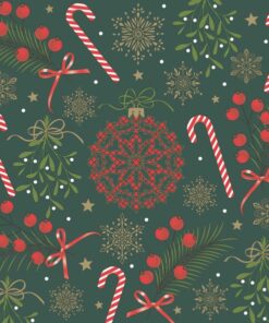 Șervețel - Christmas Motifs Collage - 33x33 cm
