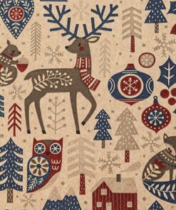 Șervețel - Scandi Pattern - 33x33 cm