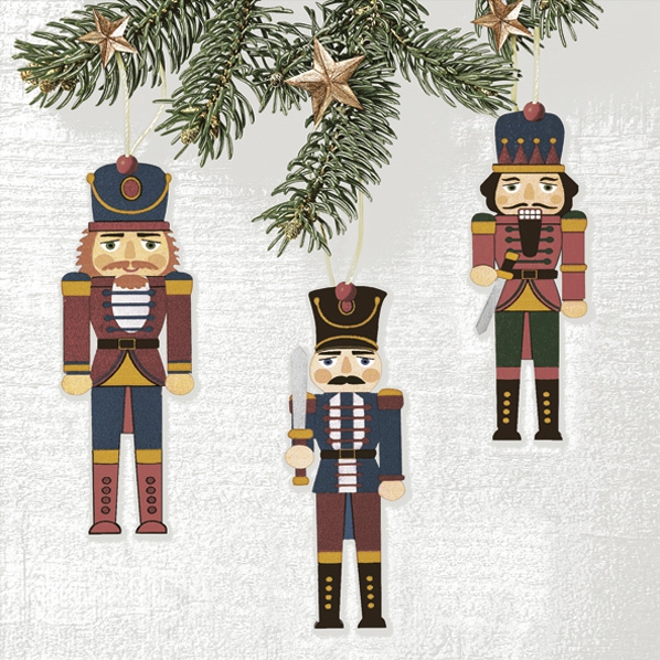 Șervețel - Wooden Nutcrackers - 33x33 cm 1 Șervețel - Wooden Nutcrackers - 33x33 cm