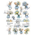 Decoupage flakes - Flowers for You - 15 buc.
