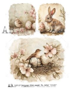 Hârtie de orez - Easter Scenes 2 - A4