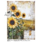 Hârtie de orez - Sunflowers - A4