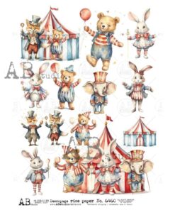 Hârtie de orez – Circus 2 - A4
