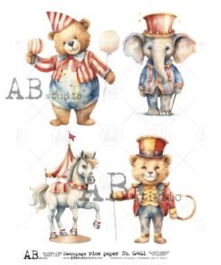 Hârtie de orez – Circus - A4