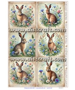 Hârtie de orez - Easter Bunny - A4