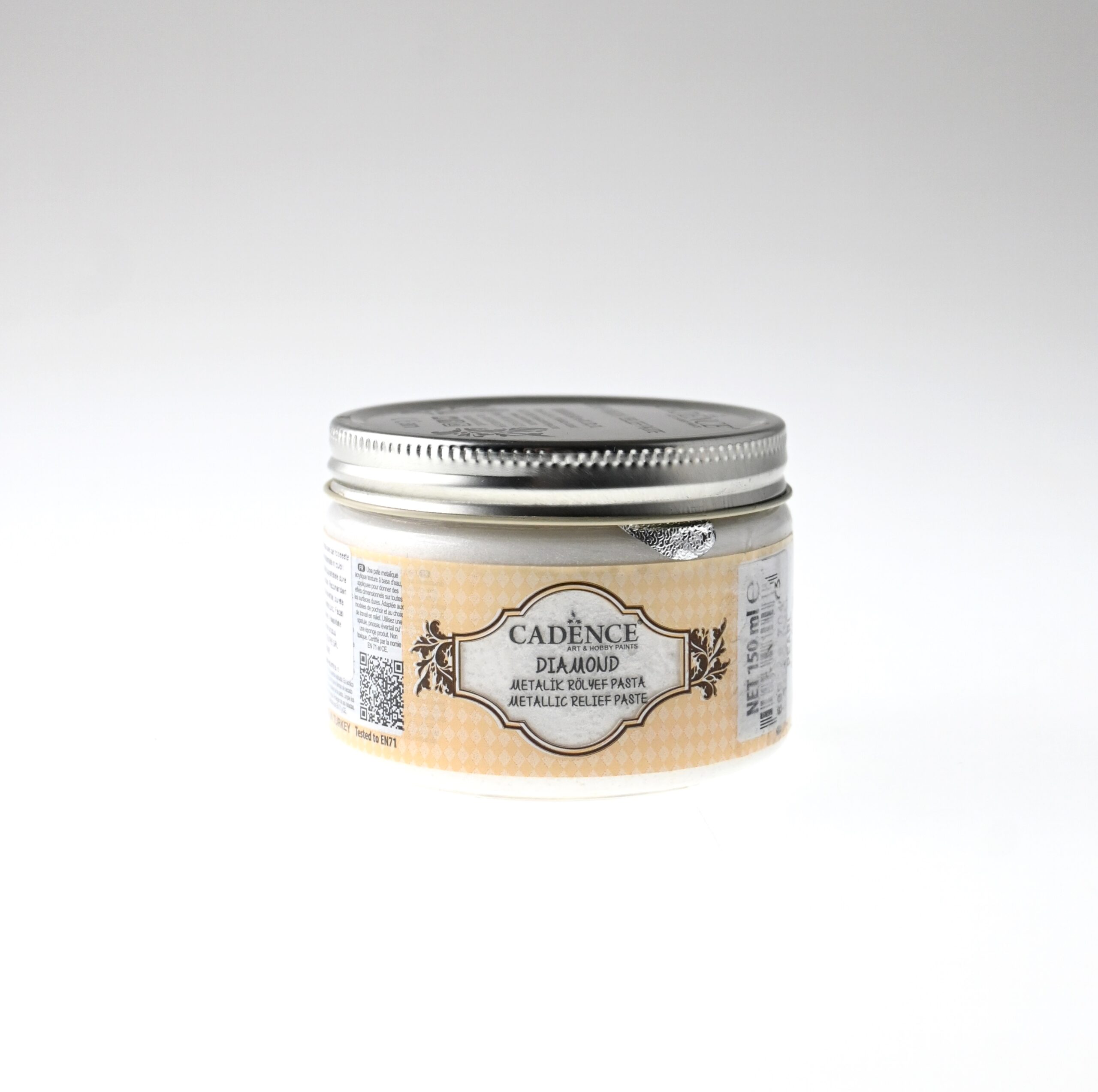 Pastă relief diamond metalic - Pearl - Cadence - 150 ml 1 Pastă relief diamond metalic - Pearl - Cadence - 150 ml