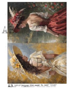 Hârtie de orez - Lady in 2 acts - A4