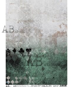 Hârtie de orez – Green Ornamental – A3