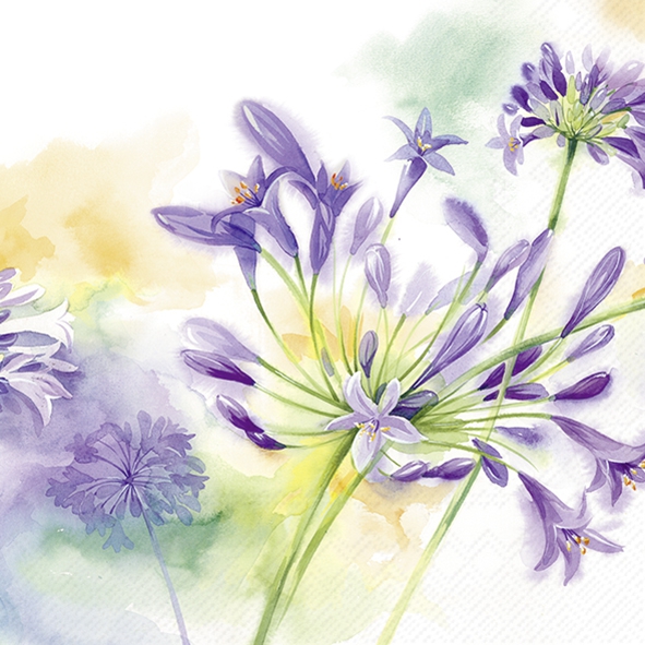 Șervețel - Agapanthus - 33x33 cm 1 Șervețel - Agapanthus - 33x33 cm