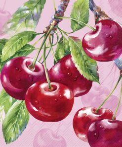 Șervețel - Cherry Fruits - 33x33 cm