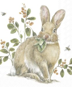 Șervețel - Garden Bunny - 33x33 cm
