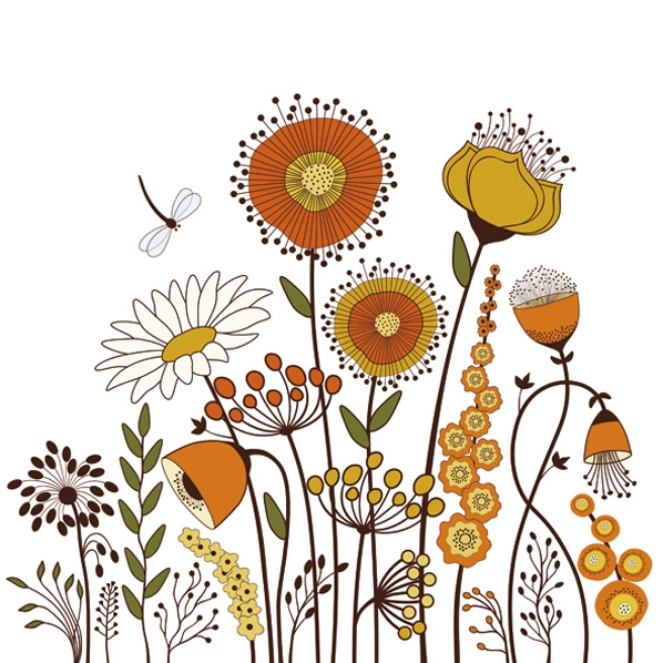 Șervețel - Graphic Earth Tones Meadow - 33x33 cm 1 Șervețel - Graphic Earth Tones Meadow - 33x33 cm