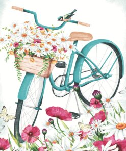 Șervețel - Romantic Bicycle - 33x33 cm