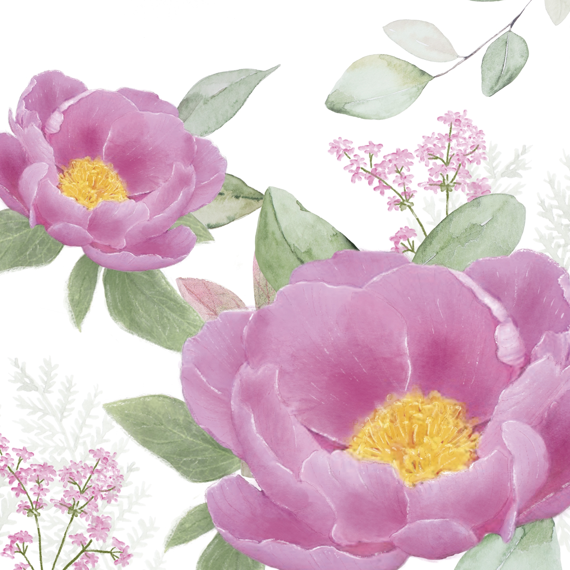 Șervețel - Rose Fantasy - 33x33 cm 1 Șervețel - Rose Fantasy - 33x33 cm