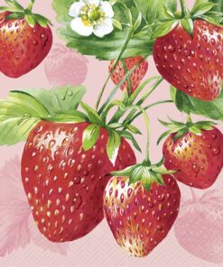 Șervețel - Strawberry Fruits - 33x33 cm