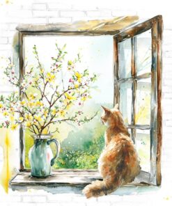 Șervețel – Aspettando la Primavera – 33×33 cm