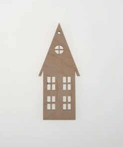 Decorațiune - casă stil scandinav - 12x5,2x0,3 cm