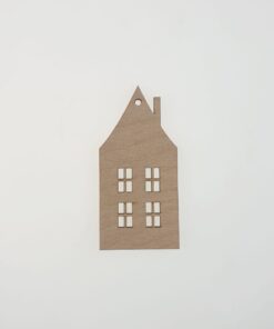 Decorațiune - casă stil scandinav - 8,5x4,1x0,3 cm