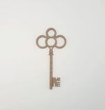 Decoratiune lemn - cheie - 14x7x0,3 cm