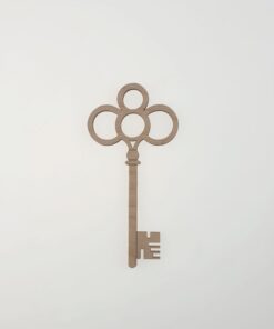 Decorațiune lemn - cheie - 14x7x0,3 cm