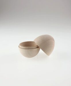 Decorațiune - ou surpriză - 2 elemente - h 7,5 cm