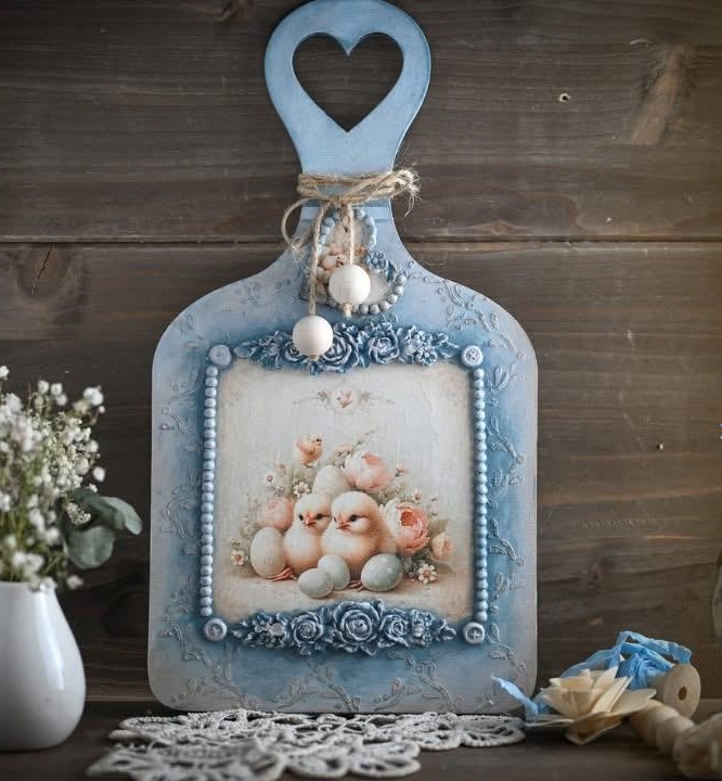 Strop de frumos - Placă decorativă cu puișori - 35,5 cm 1 Strop de frumos - Placă decorativă cu puișori - 35,5 cm