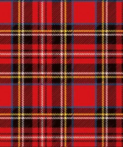 Șervețel - Scottish red - 33x33 cm