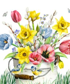 Șervețel – Flores Frescas de Primavera – 33×33 cm
