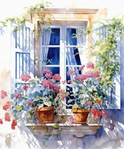Șervețel – Mediterranean Windows – 33×33 cm