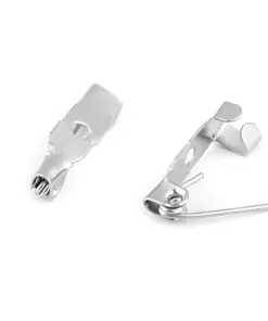 Ac metalic - broșă Platinum - 1,5x0,5 cm