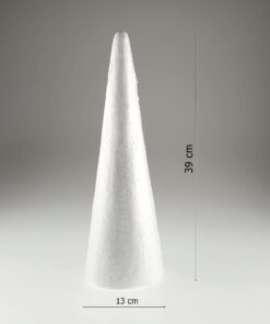 Con polistiren alb - 13x39 cm