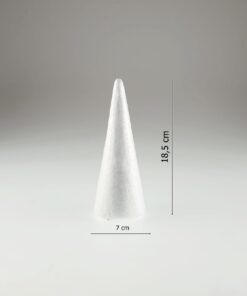 Con polistiren alb - 7x18,5 cm