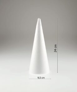 Con polistiren alb - 9,5x24 cm