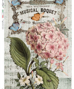 Hârtie de orez – Musical Bouquet - A5