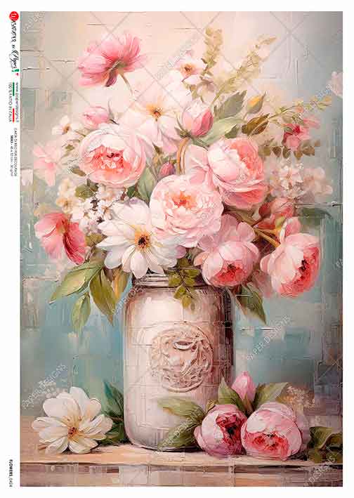 Hârtie de orez – Pink Bunch 2 - A5 1 Hârtie de orez – Pink Bunch 2 - A5