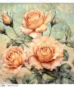 Hârtie de orez – Roses – A4